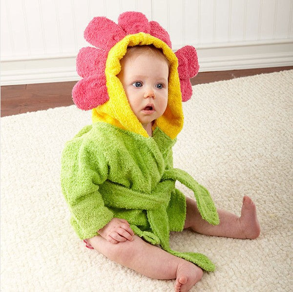 Baby Bath Robe — Flower (Fleur) - Cadeaus