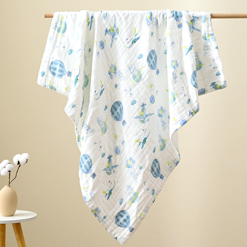 Organic Muslin Baby Swaddle - Balloon - Cadeaus