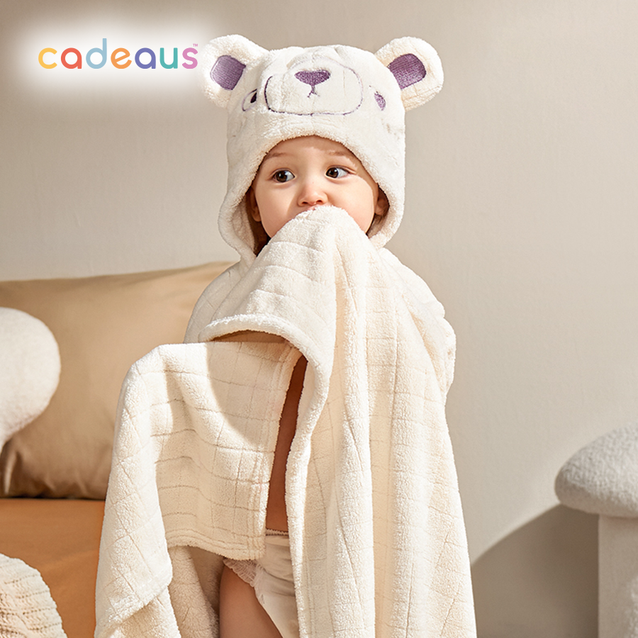 Hooded Bath Towel - Bear - Cadeaus