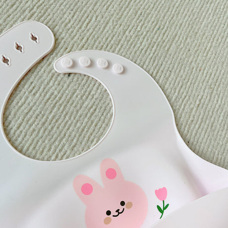 Tummy Rumble Silicone Bib - Bunnie - Cadeaus