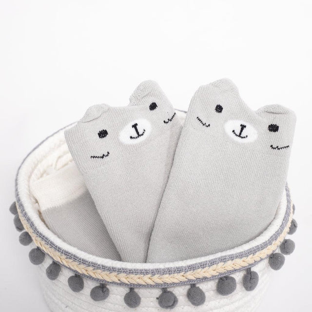 Baby Knee Pads — Gray Bunny - Cadeaus