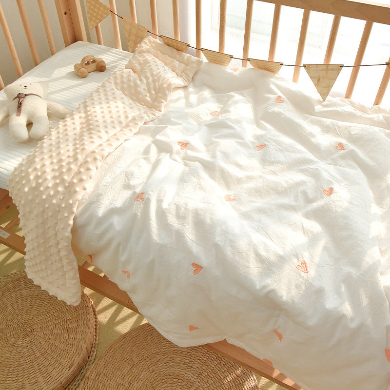 Comfy Dot Blanket — Hearts - Cadeaus