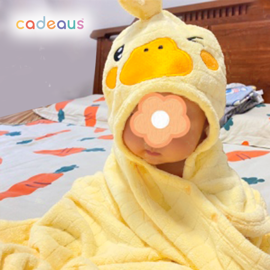 Hooded Bath Towel - Duck - Cadeaus