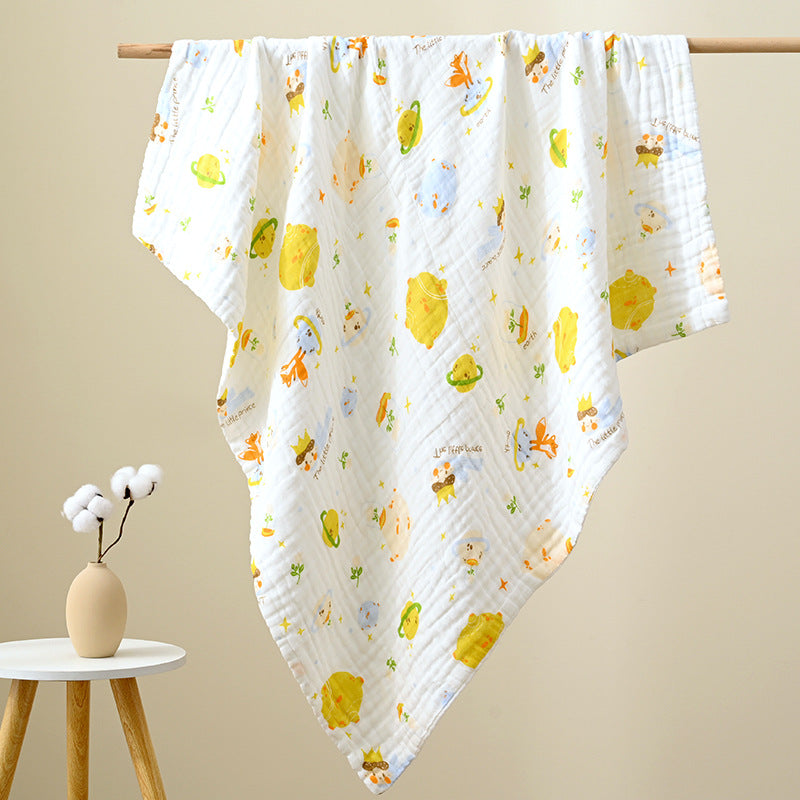 Organic Muslin Baby Swaddle - Prince Saturn - Cadeaus