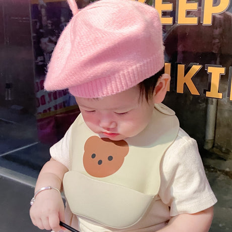 Tummy Rumble Silicone Bib - Brownie - Cadeaus