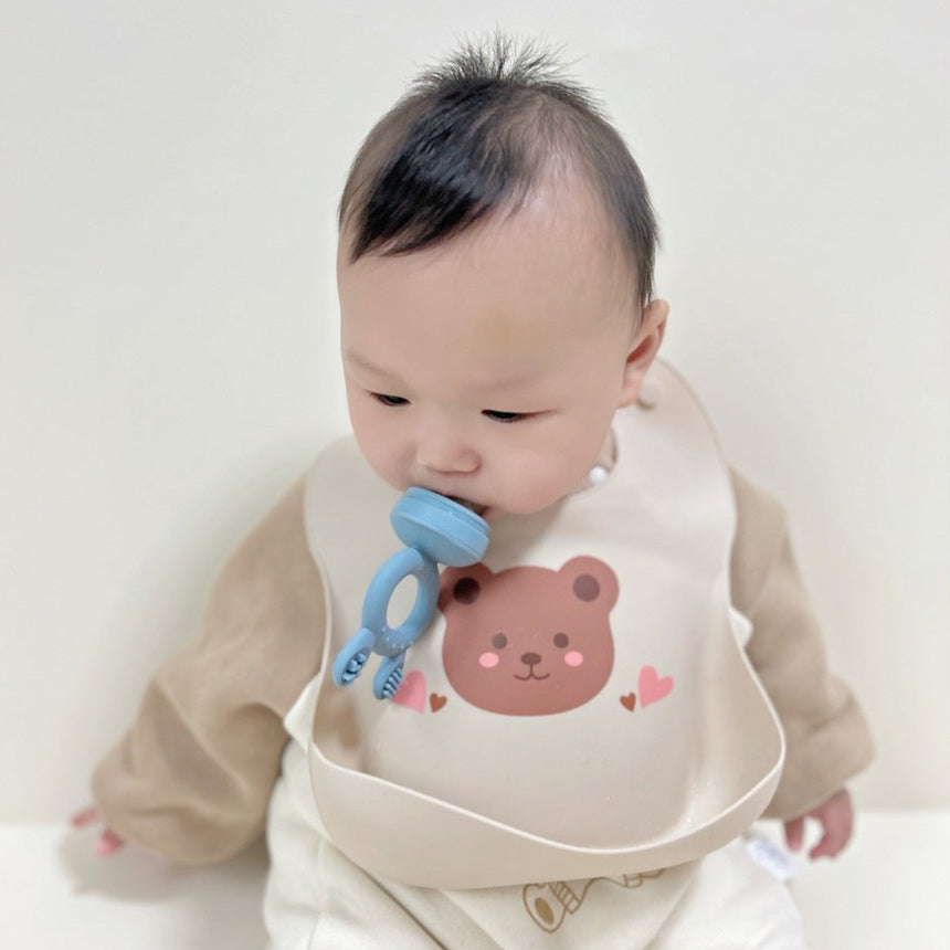 Tummy Rumble Silicone Bib - Sunny - Cadeaus