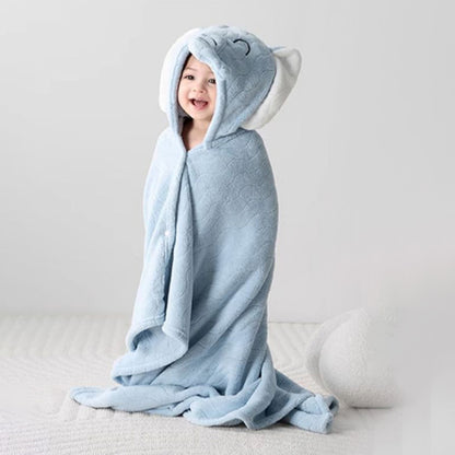 Baby Hooded Bath Towel - Elephant