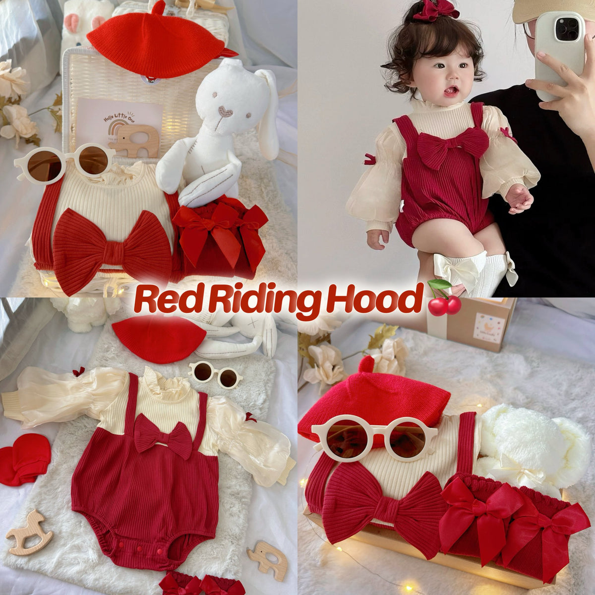 Red Riding Hood baby gift set for newborns and baby showers in Malaysia