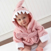 Baby Bath Robe — Pink Le Requin (Shark) - Cadeaus