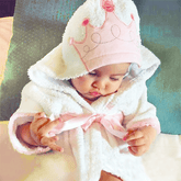 Baby Bath Robe — Princesse (Princess) - Cadeaus