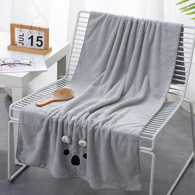 Baby Bath Towel — Koala (Gray) - Cadeaus
