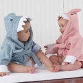 Baby Bath Robe — Pink Le Requin (Shark) - Cadeaus