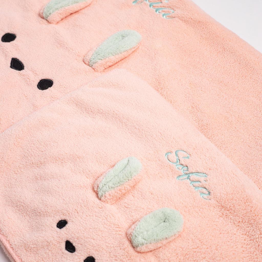 Baby Bath Towels — Lapine (Pink) - Cadeaus