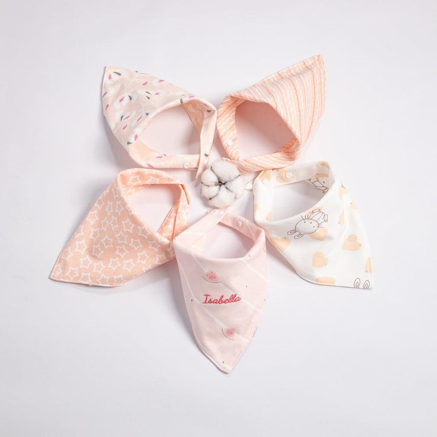 Baby Bibs — Rose - Cadeaus