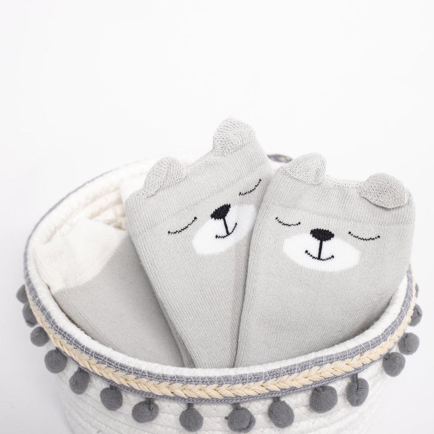 Baby Knee Pads — Gray Bear - Cadeaus