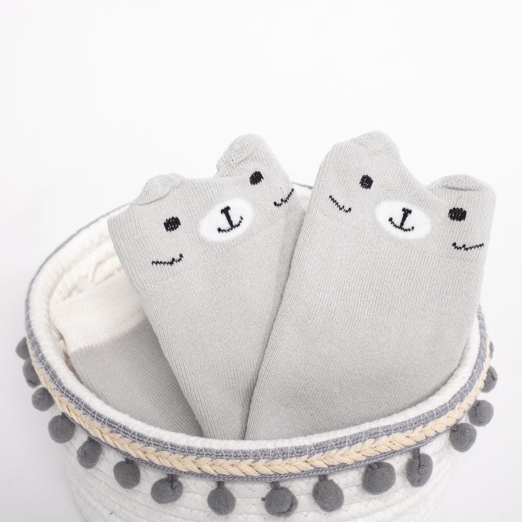Baby Knee Pads — Gray Bunny - Cadeaus