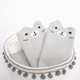 Baby Knee Pads — Gray Bunny - Cadeaus