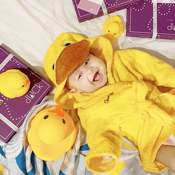 Baby Bath Robe — Le Canard (Duck) - Cadeaus