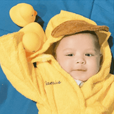 Baby Bath Robe — Le Canard (Duck) - Cadeaus