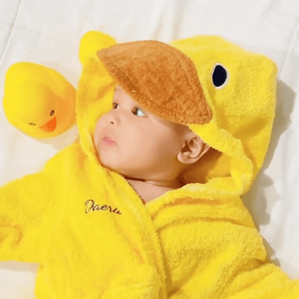 Baby Bath Robe — Le Canard (Duck) - Cadeaus