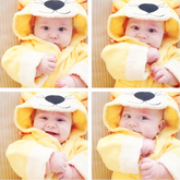 Baby Bath Robe — Lion - Cadeaus