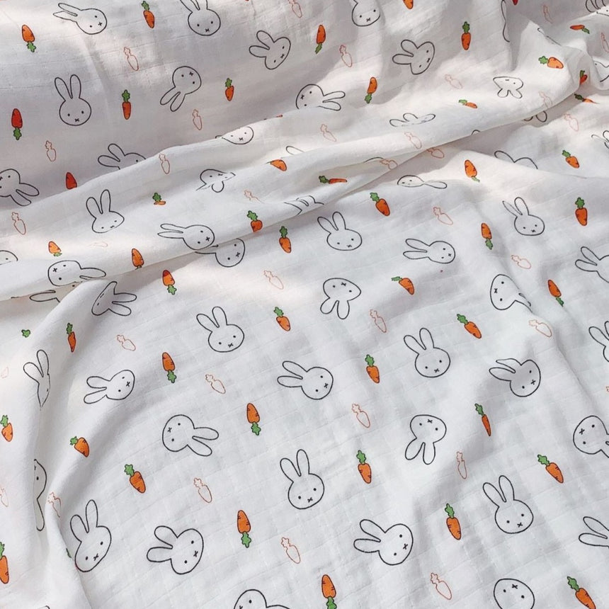 Organic Cotton Bamboo Swaddle - Miffy - Cadeaus