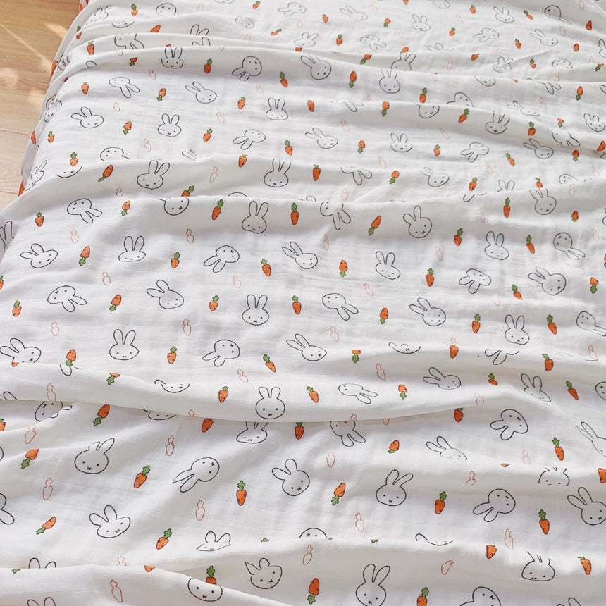 Organic Cotton Bamboo Swaddle - Miffy - Cadeaus