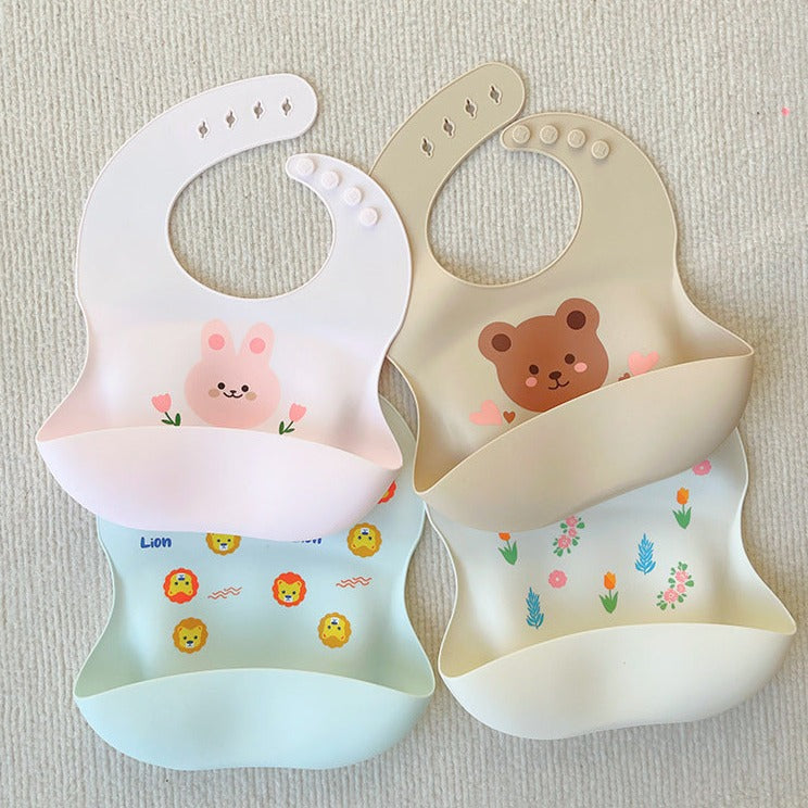 Tummy Rumble Silicone Bib - Bunnie - Cadeaus