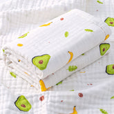 Organic Muslin Baby Swaddle - Lil Avocado - Cadeaus