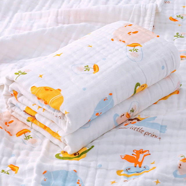 Organic Muslin Baby Swaddle - Prince Saturn - Cadeaus